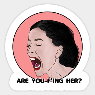 Jasmine 90 day fiance - are f'ing her? Sticker